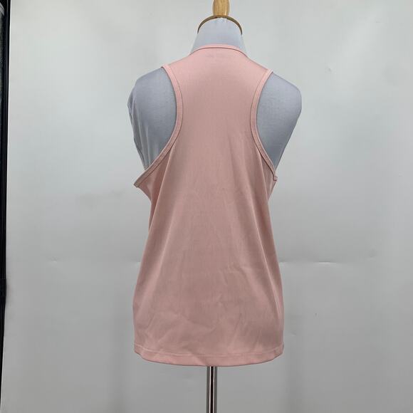 Lacoste Sport Tank Top Women 42 L Large SLIM Fit Ultra Dry Ribbed Knit Racerback - Picture 4 of 10